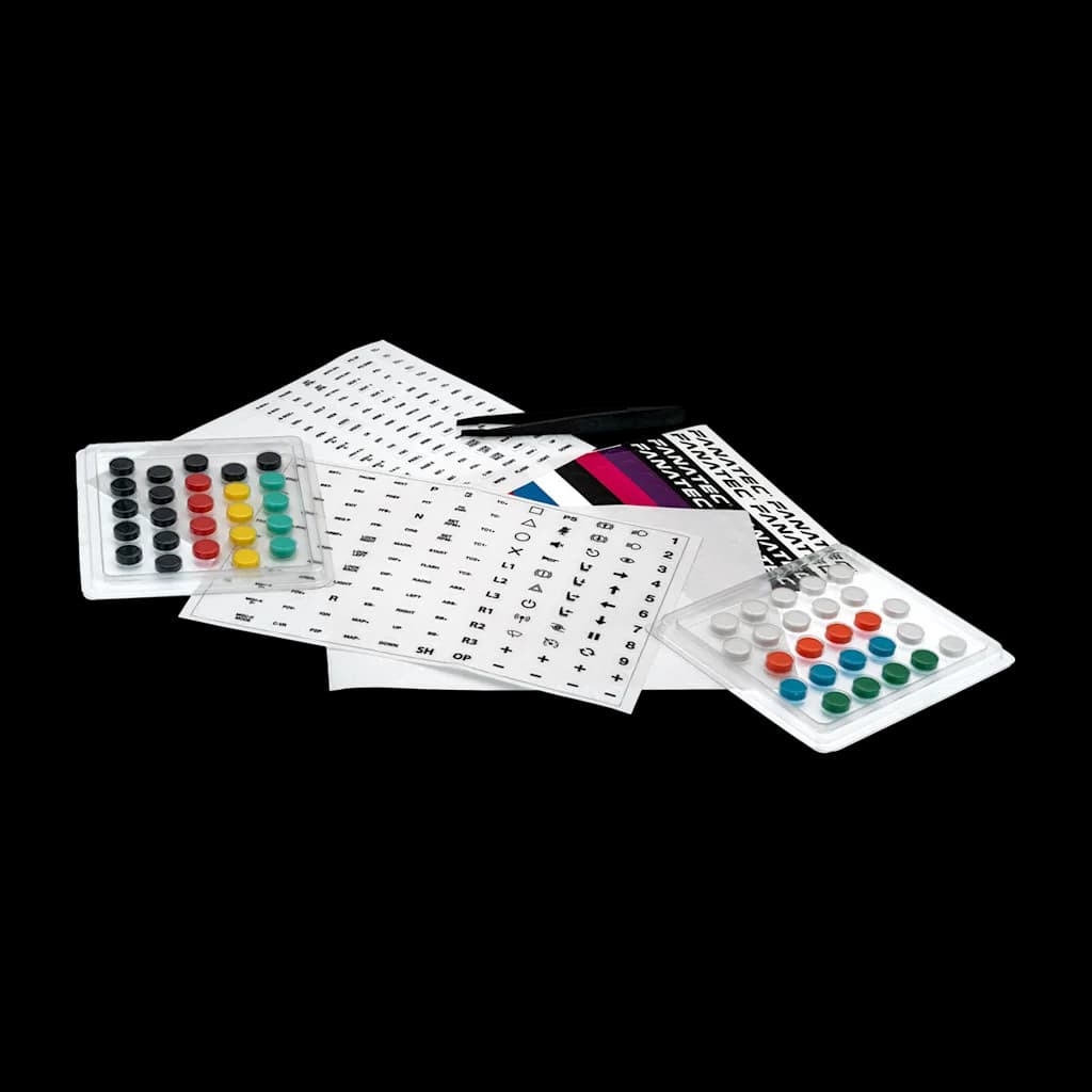 Button Caps and Sticker Set