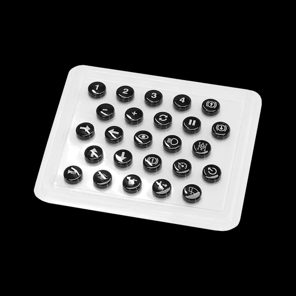 ClubSport Racing Style Button Caps
